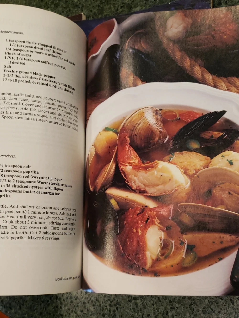 Cookbooks, Recipes Entertaining with Food, Fish and Shellfish. Seafood
